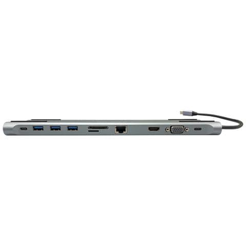 LC-HUB-C-MULTI-8 replicatore di porte e docking station per laptop Cablato USB 3.2 Gen 1 (3.1 Gen 1) Type-C Nero, Argento - Foto 9