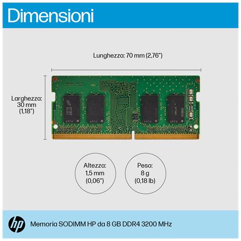 8GB DDR4 3200 SODIMM Memory memoria - Foto 2