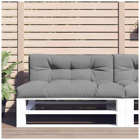 Cuscino Per Pallet Grigio 120x40x12 Cm In Tessuto - Foto 8