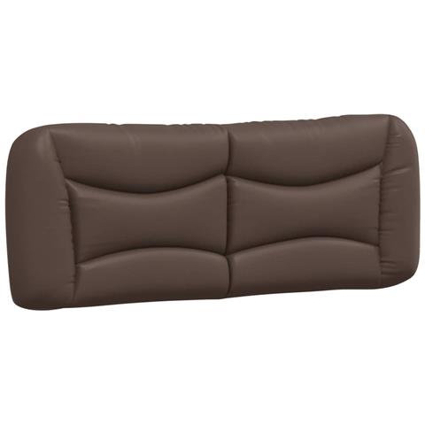 Lusso Casadino -  Cuscino Testiera Hvar Marrone 120 Cm In Similpelle - Foto 1