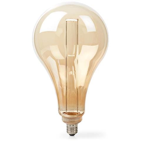 Lampadina E27 Led A Filamento 3,5w 120lm 1800k Dimmerabile Formato Ps165 Retro, Dorato - Foto 1