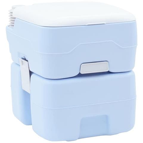 Toilette Portatile per Camping Azzurro 41.5 x 36.5 x 42 cm - Foto 1