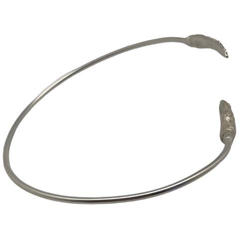 Girocollo A Forma Di Serpente In Argento - Foto 2