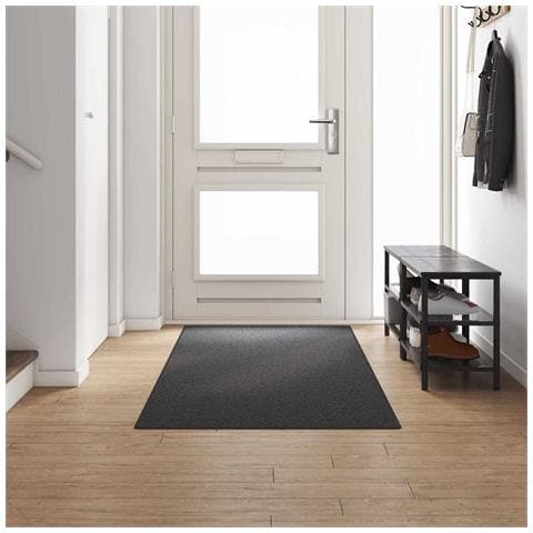 Runner in Moquette Grigio scuro 100 x 300 cm 100% Polipropilene - Foto 2