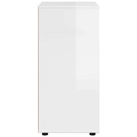 Armadi di Stoccaggio 2 pcs Bianco Lucido 60 x 48 x 105 cm - Foto 9