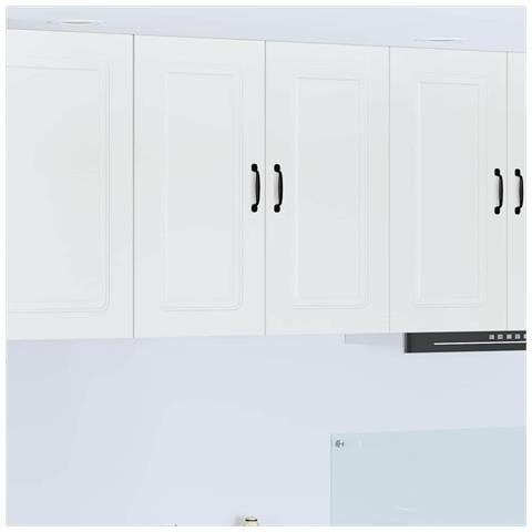 Pensile cucina Bianco Lucido 80 x 31 x 80 cm Legno multistrato - Foto 2