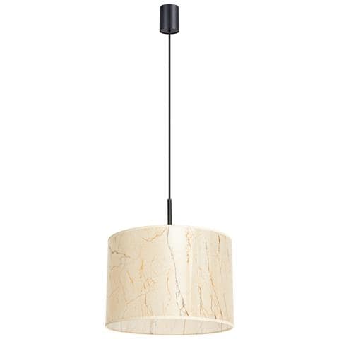Sollux Lighting Lampada A Sospensione Nevia In Marmo Sl.1850 - Minimalist Lampada A Sospensione Marmo Beige/nero 137x40x40 Cm - Foto 2
