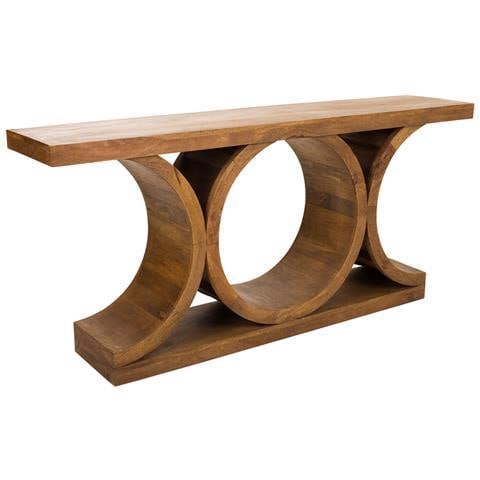 Mobile Da Ingresso In Legno 173x36x77 Marrone - Foto 1