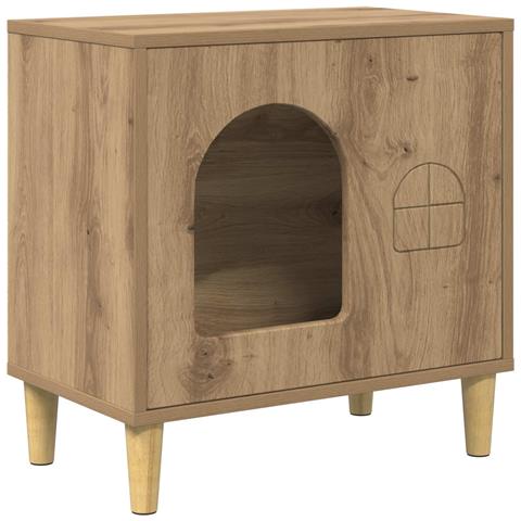 Casa per Gatti Rovere Artigianale 51 x 30 x 52 cm - Foto 1