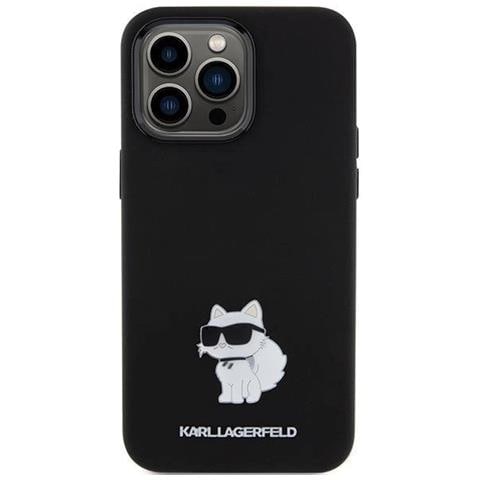 Custodia Karl Lagerfeld Silicone Choupette Spilla Metallica Iphone 15 Pro Max - Foto - Foto 7
