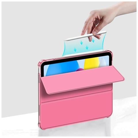 Custodia Ibrida Per Ipad 10/2022 - Colore Rosa - Trasparente - Foto 2