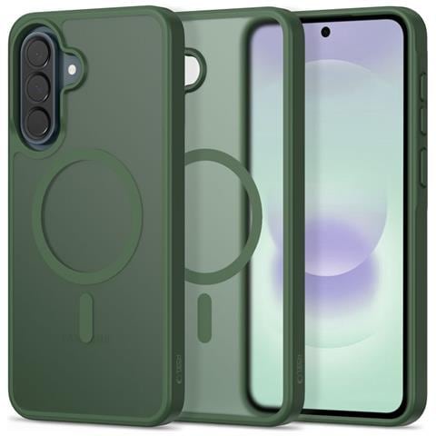 Tech-protect Magmat Magsafe Custodia Per Telefono Samsung Galaxy A36 / A56 / A37 5g, Verde Opaco - Foto 2
