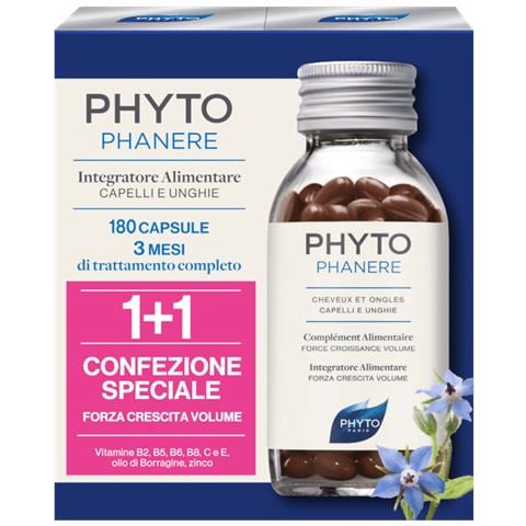 Paris phanere Integratore Alimentare Capelli /Unghie 90+90 Capsule - Foto 1