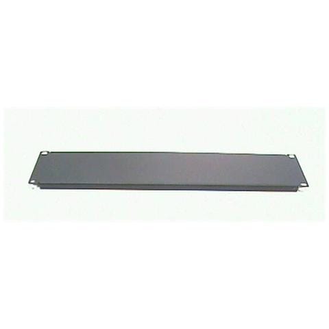 Pannello Cieco 2 Unita' Chiusura Armadi Rack 19" Colore Nero Viti Incluse - Foto 1