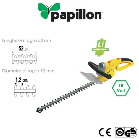 Tagliasiepi a batteria per giardino 18 Volt litio 1300 mAh - Foto 1
