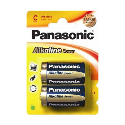 Goobay LR14 2-BL Panasonic Alkaline Power Batteria monouso C Alcalino - Foto 1