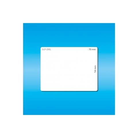 Etichetta multiuso Seiko SLP-DRL - 54 mm Larghezza x 70 mm Lunghezza - 1 / Scatola - Rettangolo - 320 / Rotolo - Carta - Termica diretta - Bianco - Foto 1