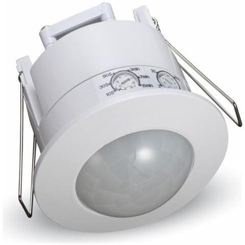 Sensore Di Movimento Da Incasso Bianco Infrarossi Ip20 300w Interno Vt-8029 5090 - Foto 3