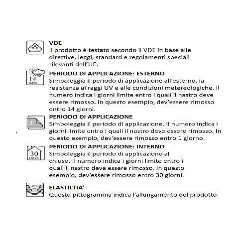 Nastro Adesivo Per Costruzioni In Pvc 50 Mm - Foto 2