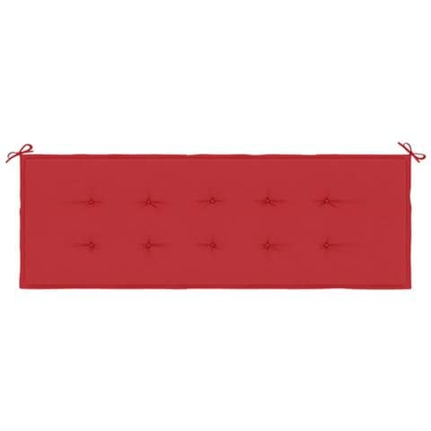 Cuscino per Panca da Giardino Rosso 150x50x4 cm - Foto 6
