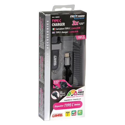 Carica Batterie Type-c + Extra Presa Usb, 3000ma 12 - Foto 2