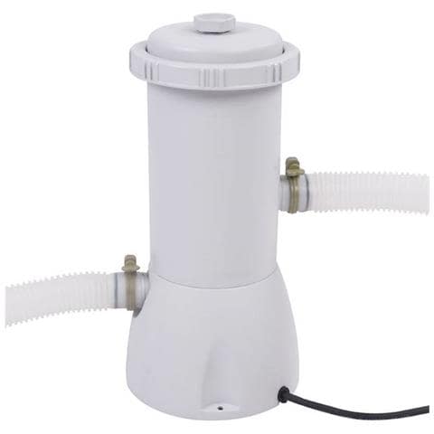 Pompa Per Piscina 3000lth Con Filtro A Cartuccia Grigia - Foto 2