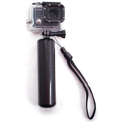 Mano Bastone Fibra Carbonio Staffa Selfie Monopiede Scatto Gopro - Foto 2
