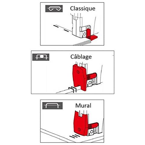 Graffatrice Manuale 3 in 1 Per Grandi Volumi, Da Parete Con Cablaggio - Foto 2