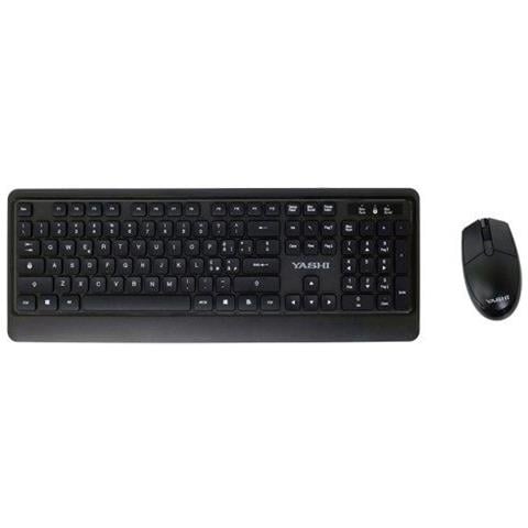 Tastiera e Mouse USB 6752_9573127  (Layout QWERTY) Colore Nero - Foto 1
