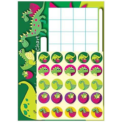 Solutions A4 Grafico Dinosaur Ricompensa Con 50 Adesivi Dps207 - Foto 2