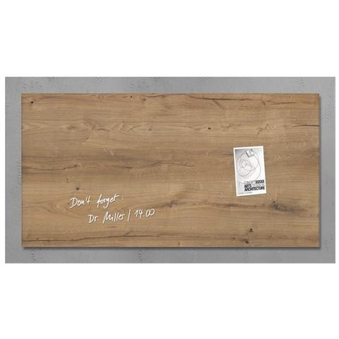 GL258 Lavagna magnetica in vetro 91 x 46 x 1.5 cm - Foto 1