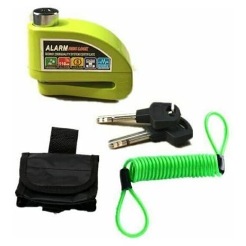 Lucchetto Antifurto Moto Bloccadisco Moto Con Allarme Sonoro 110db Per Moto 6mm - Foto 1
