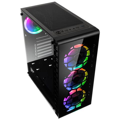 Case Midi-Tower Observatory Lite Colore Nero - Foto 2