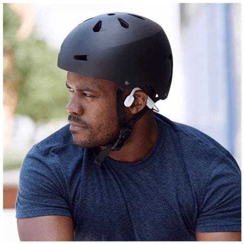 OpenMove Auricolare Stereo Bluetooth con Cavo e Archetti Colore Bianco - Foto 5