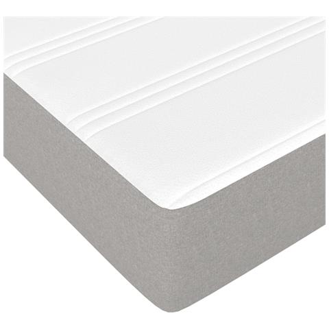 Materasso A Molle Insacchettate Grigio Chiaro 90x190x20 Cm - Foto 2