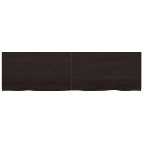 Piano Tavolo Marrone 220x60x (2-4) cm Rovere Massello Trattato - Foto 10