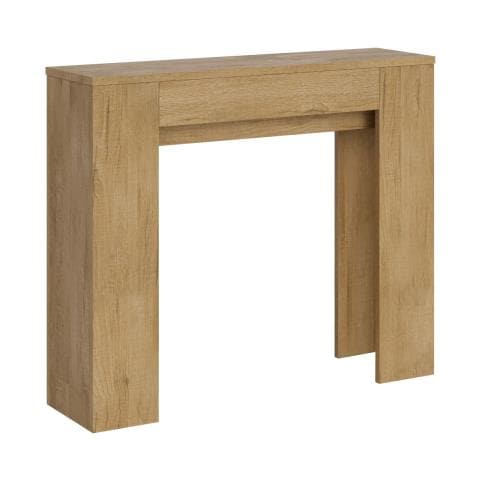 Consolle Allungabile 90x25/181 Cm Slick - Noce - Foto 1