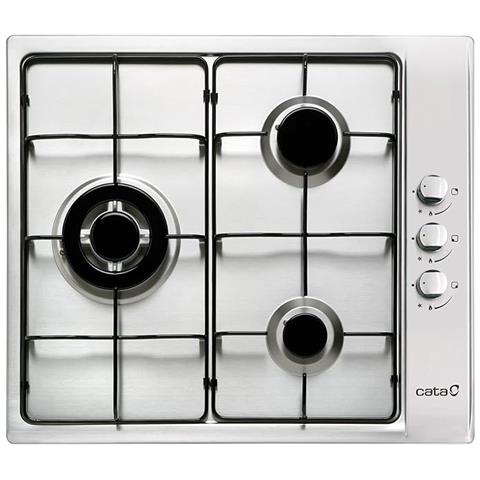 Piano Cottura GIB 6021 X a Gas 3 Zone Cottura da 60 cm Acciaio Inossidabile Colore Acciaio Inossidabile - Foto 1