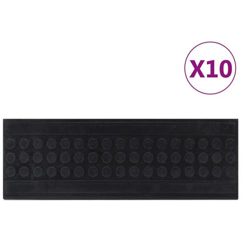 Tappetino Per Scale 10 Pz 25x75 Cm In Gomma - Foto 1