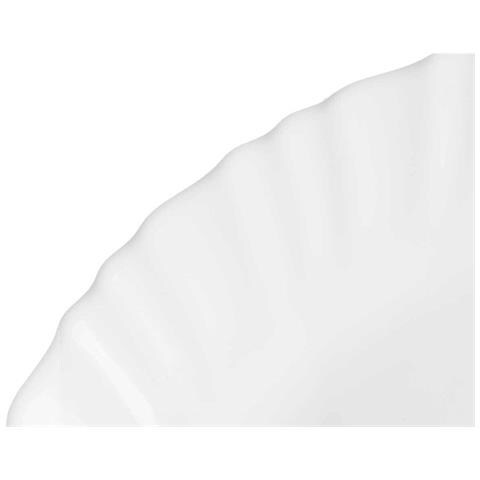 Teglia Da Cucina Bianco Vetro 34 X 2,5 X 25 Cm (18 Unità) - Foto 2