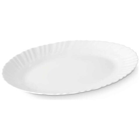 Teglia Da Cucina Bianco Vetro 34 X 2,5 X 25 Cm (18 Unità) - Foto 4