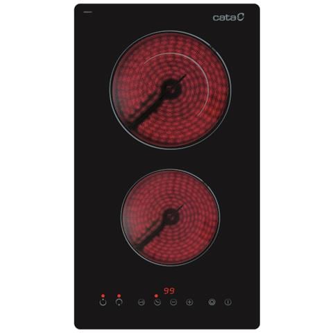 TD 3002 BK Nero Da incasso 29 cm Ceramica 2 Fornello (i) - Foto 1