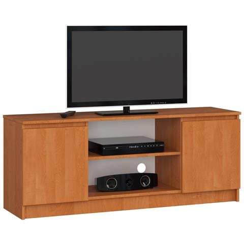 Mobiletto TV, 2 ante, 140x40x55 cm, Colore Ontano - Foto 1