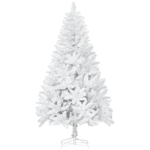 Albero Di Natale Bianco Con 550 Rami In Pvc Per Uso Interno, Ø102 X 180cm - Foto 1