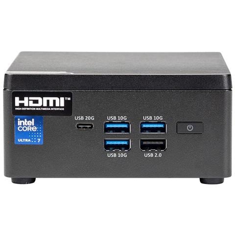 BUSINESSline M11471 *KI ready* Intel Core Ultra 7 155H 16 GB DDR5-SDRAM 500 GB SSD Windows 11 Pro Mini PC Nero - Foto 4