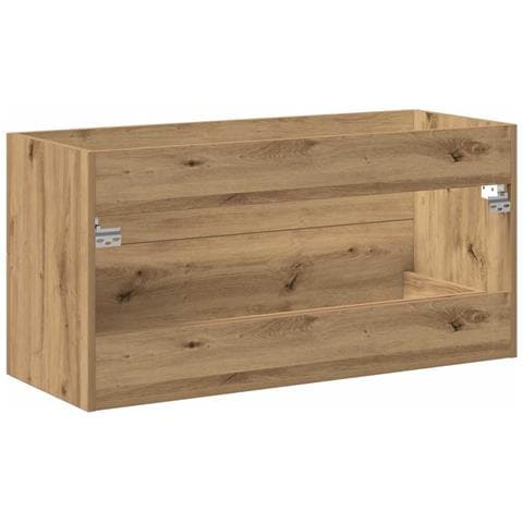 Mobile Lavabo Bagno Artigianale 100x38,5x48cm Legno Multistrato - Foto 9