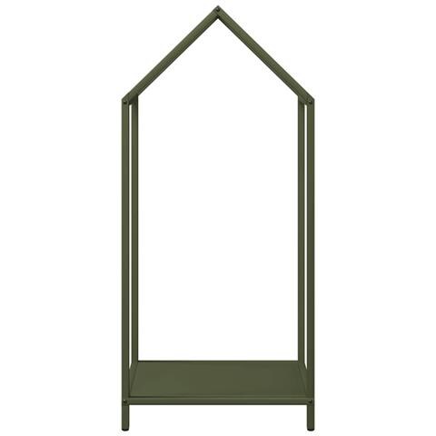 Rastrelliera per Legna da Ardere Verde Oliva 40x25x90 cm - Foto 10