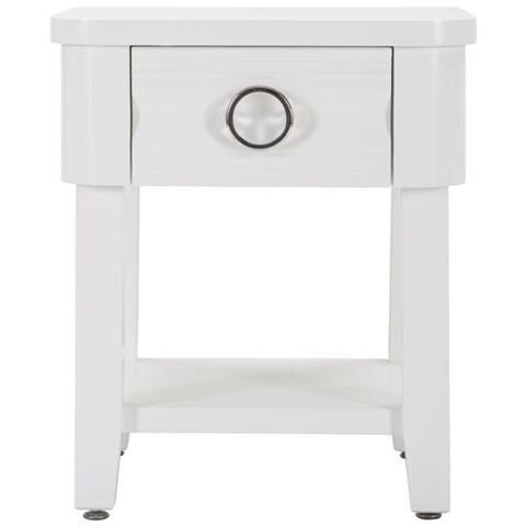 Comodino Mf10 - Bianco - Legno - 45x40x54 Cm - Foto 2