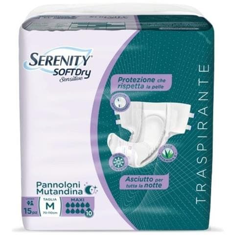 Serenity Pannolone Mutandina Maxiplus Tg.M Pz. 15 - Foto 1