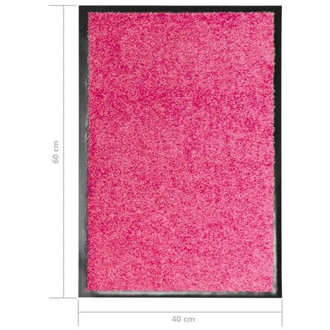Lusso Casadino -  Zerbino Lavabile Rosa 40x60 Cm - Foto 6